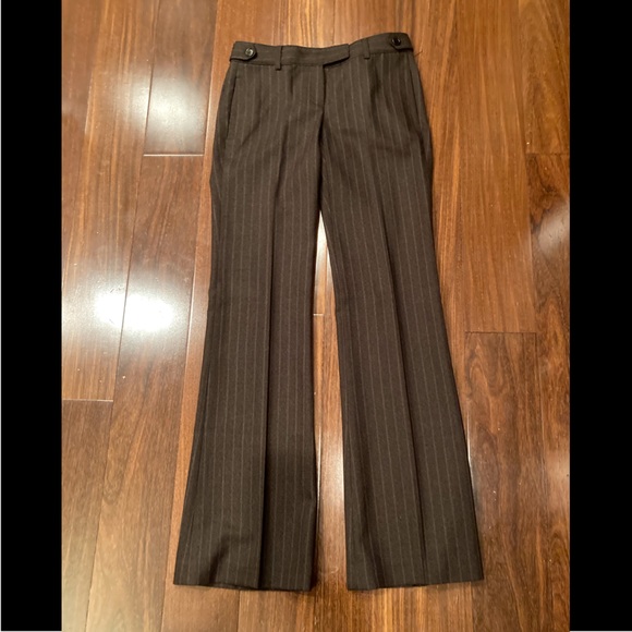 NWOT Brown Wool Theory Dress Pants - Picture 1 of 9